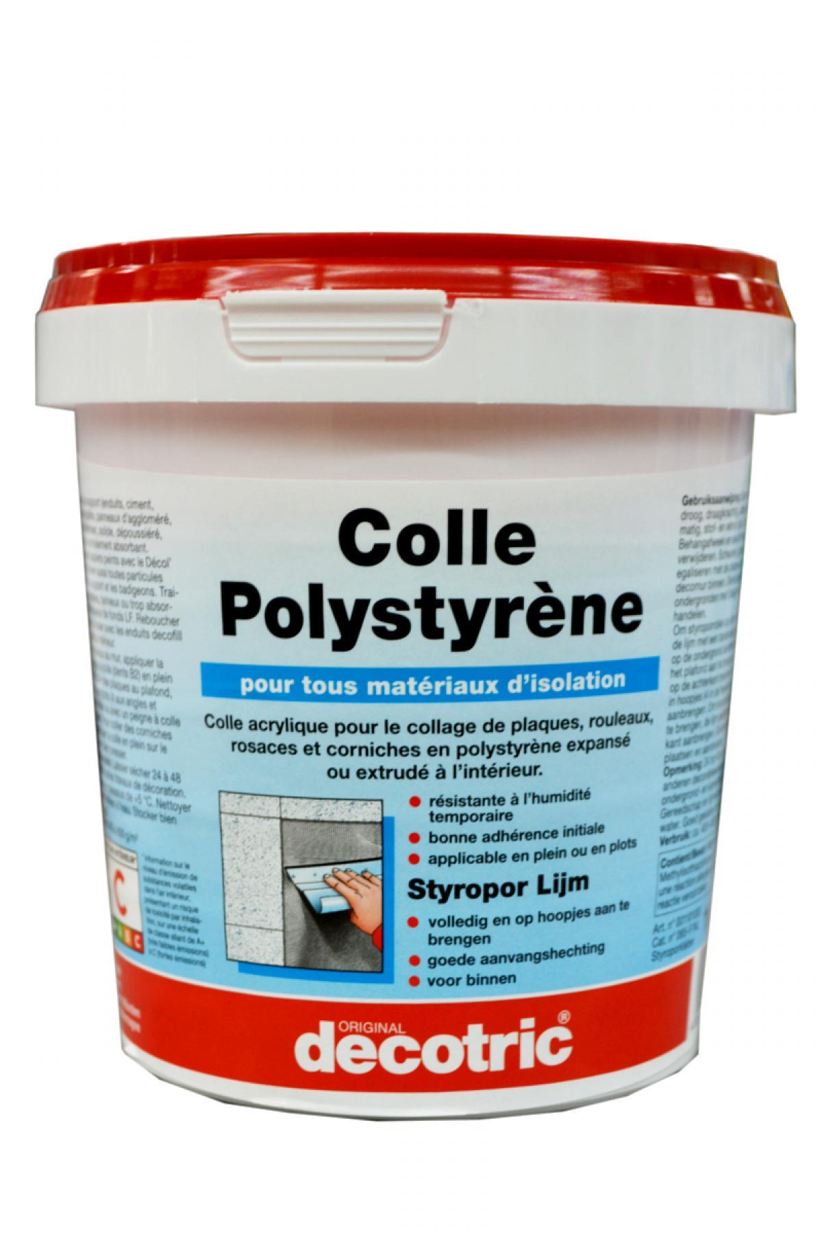 SOLEMUR : COLLE POLYSTIRENE