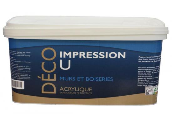 Impression U acrylique : Impression U acrylique 2.5L