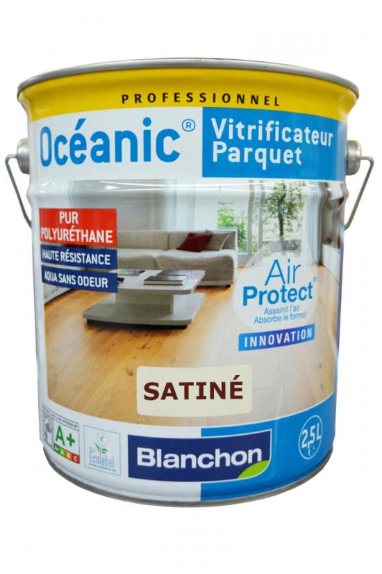 Vitrificateur parquet : OCÃ?ANIC SATINÃ? 2.5L