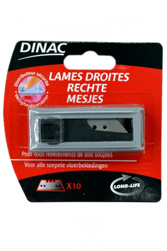 LAMES : LAME DROITE ETUI 10