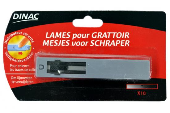 LAMES : LAME GRATTOIR 100MM ETUI10