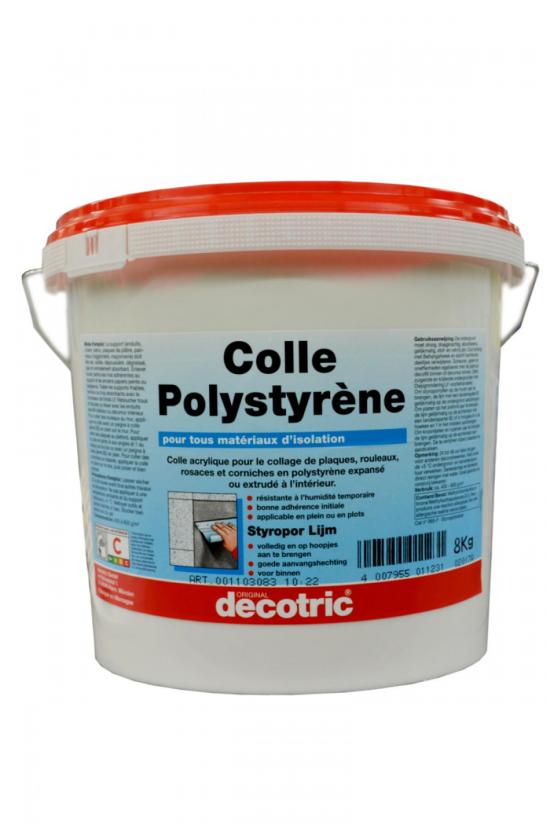 COLLE POLYSTIRENE : PST POLYSTIRENE POT 8KG